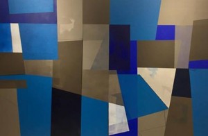 Blue Dog 100x150 cm por Fabiana Langaro Loos