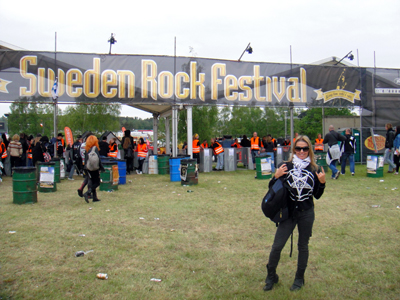 Sweden Rock Festival, sem falar das bandas